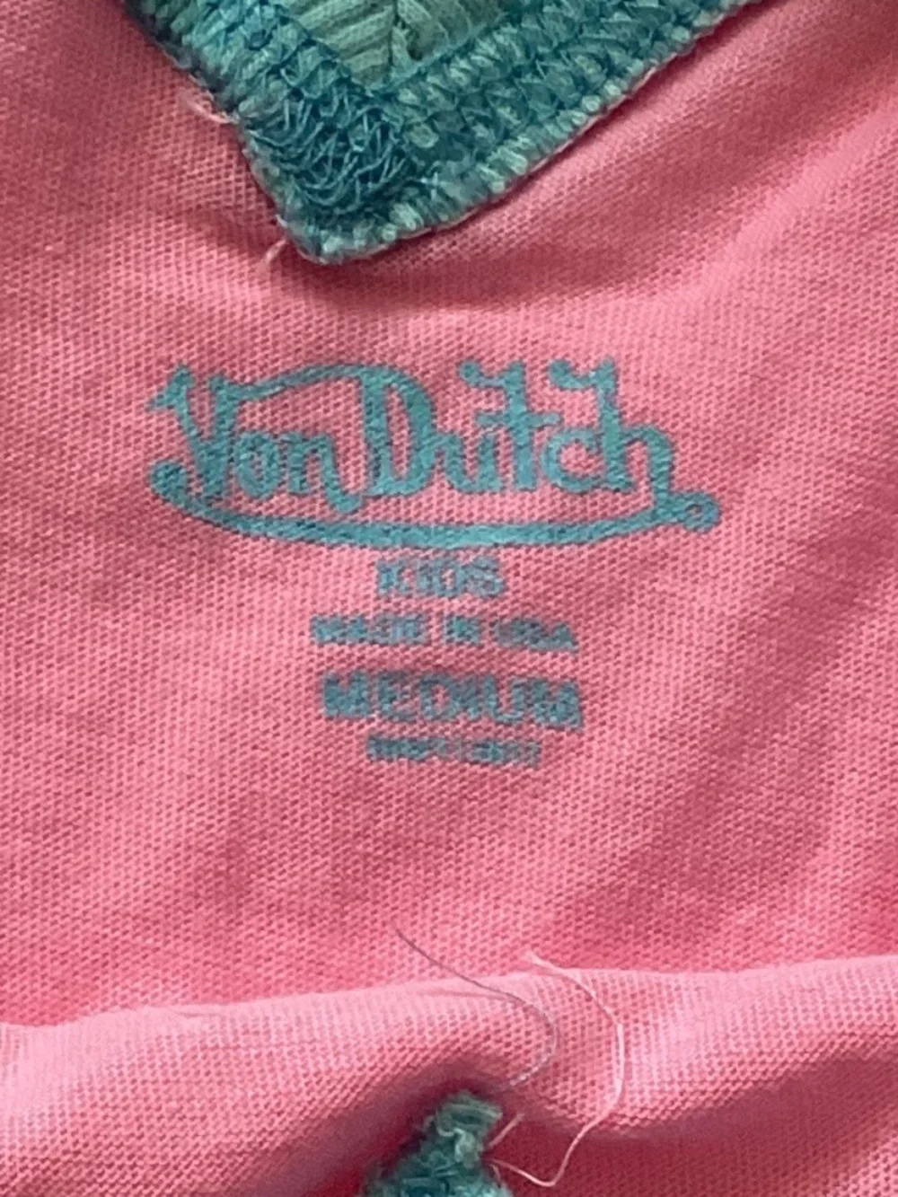 Rare Von Dutch Long Sleeve Tee Y2K MEDIUM Kids XXS/XS Juniors NEW